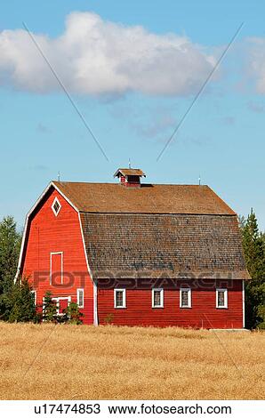 summer vertical farm scenic red barn canada View Large Photo Image Stock Image - summer vertical farm scenic red barn canada. Fotosearch
