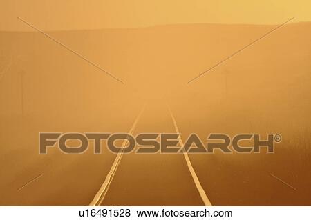 sun glare railroad tracks glares canada travel View Large Photo Image Stock Photo - sun glare railroad tracks glares canada travel. Fotosearch