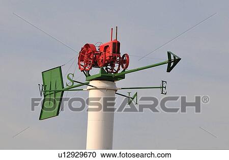 vintage large wind powered weather vane antique View Large Photo Image Stock Image - vintage large wind powered weather vane antique. Fotosearch