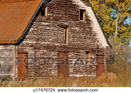 vintage selected section front view old barn View Large Photo Image Picture - vintage selected section front view old barn . Fotosearch