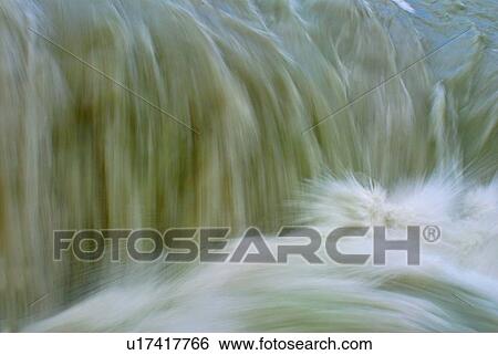 water athabasca river flowing over falls in park View Large Photo Image Stock Photograph - water athabasca river flowing over falls in park. Fotosearch