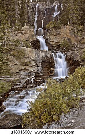 water face tangle creek falls in jasper national View Large Photo Image Stock Photo - water face tangle creek falls in jasper national. Fotosearch