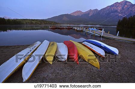 water morning view pyramid lake in jasper park View Large Photo Image Stock Image - water morning view pyramid lake in jasper park. Fotosearch