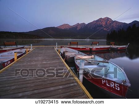 water morning view pyramid lake in jasper park View Large Photo Image Stock Photography - water morning view pyramid lake in jasper park. Fotosearch