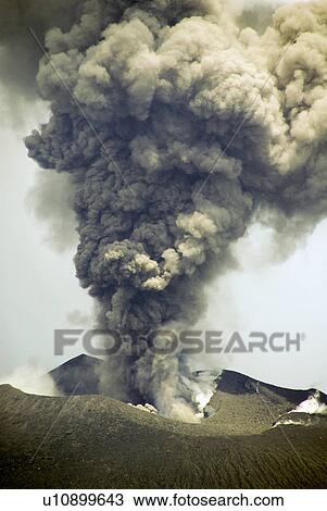 Stock Image -  ash eruption holiday new britain guinea papua. Fotosearch