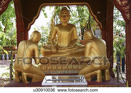 asia buddha buddhism buddhist cambodia gold View Large Photo Image Stock Photograph - asia buddha buddhism buddhist cambodia gold. Fotosearch