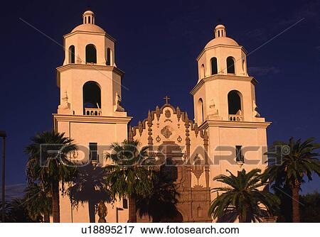 az america augustine catholic church exterior st View Large Photo Image Stock Photo - az america augustine catholic church exterior st. Fotosearch