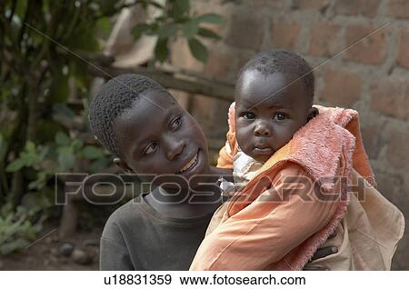 Stock Photo -  baby home uganda in smallscale farmer farmers . Fotosearch