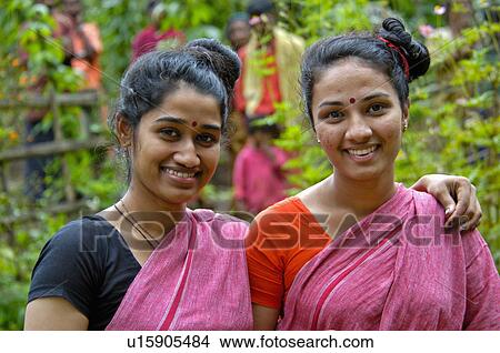 Picture -  background flowers people couple women girls . Fotosearch