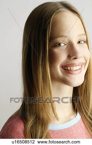 background girl portrait teenage smiling 13-14 View Large Photo Image Stock Image - background girl portrait teenage smiling 13-14. Fotosearch