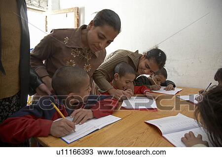Stock Image -  background school children home egypt childrens . Fotosearch