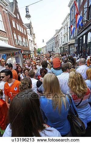 Stock Image -  birthday den bosch north brabant holland crowded. Fotosearch