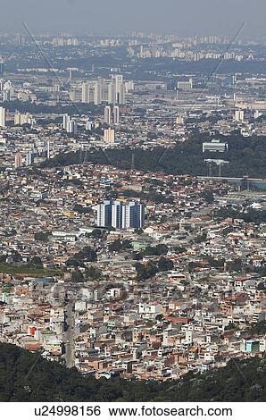 Stock Photograph -  brazil panoramic view sao paulo highest point. Fotosearch