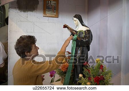 Picture -  brazil sunday mass catholic church santa rita di . Fotosearch