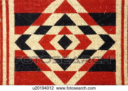 Stock Image -  business design pattern coir floor mat display. Fotosearch