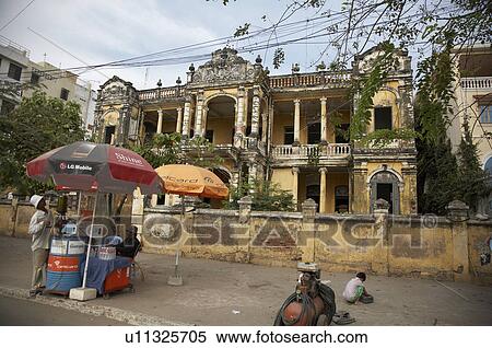 cambodia abandoned building french colonial View Large Photo Image Stock Photography - cambodia abandoned building french colonial . Fotosearch