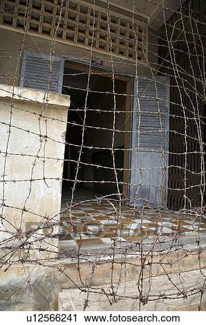 Stock Image -  cambodia tuol sleng museum prison torture khmer. Fotosearch