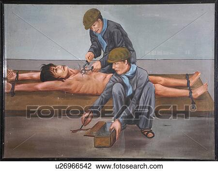 Stock Image -  cambodia tuol sleng museum prison torture khmer. Fotosearch