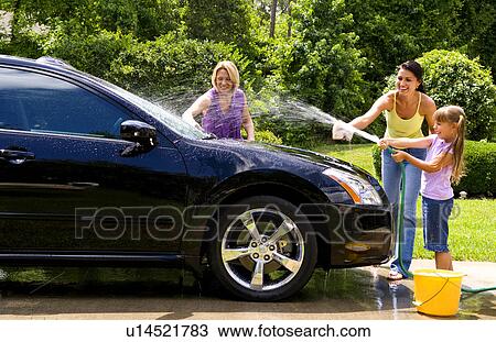 car child home mother friend having fun washiong View Large Photo Image Stock Image - car child home mother friend having fun washiong. Fotosearch