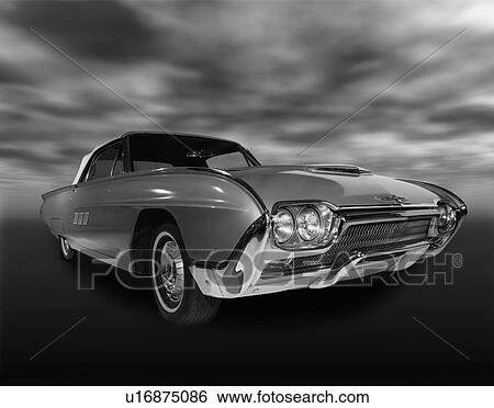 car summer 1963 ford stormy sky classic auto View Large Photo Image Stock Photograph - car summer 1963 ford stormy sky classic auto. Fotosearch