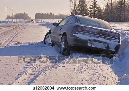 car winter early morning image in snow filled View Large Photo Image Picture - car winter early morning image in snow filled. Fotosearch