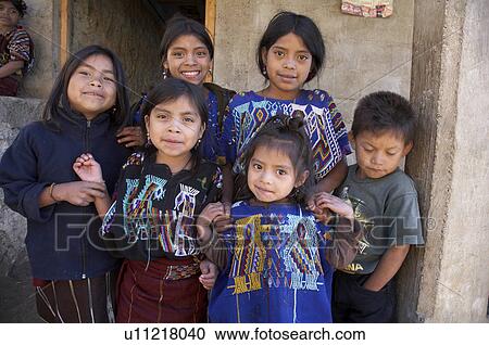 child children guatemala chajul el quiche latin  View Large Photo Image Stock Image -  child children guatemala chajul el quiche latin . Fotosearch