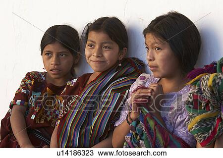 child children guatemala mayan indian girls  View Large Photo Image Stock Image -  child children guatemala mayan indian girls . Fotosearch