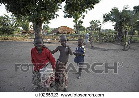 child children south sudan early morning scene View Large Photo Image Stock Image - child children south sudan early morning scene . Fotosearch