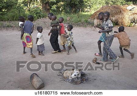 child children south sudan early morning scene View Large Photo Image Stock Photography - child children south sudan early morning scene . Fotosearch
