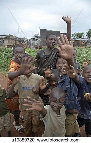 Stock Image -  child children uganda village in kayunga use may . Fotosearch