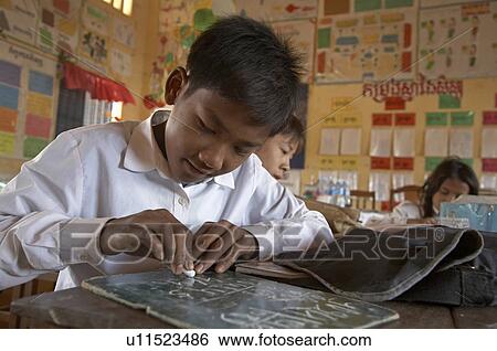 child school children cambodia sen sok primary View Large Photo Image Stock Photograph - child school children cambodia sen sok primary . Fotosearch