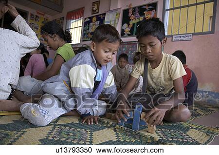 child school children cambodia childrens center View Large Photo Image Stock Image - child school children cambodia childrens center . Fotosearch