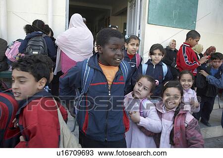 Stock Image -  child school children egypt image shows sudanese . Fotosearch