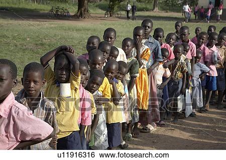 Stock Photograph -  child school children south sudan lutaya primary . Fotosearch