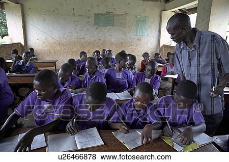 child school children uganda kyayaaye roman View Large Photo Image Stock Photo - child school children uganda kyayaaye roman . Fotosearch