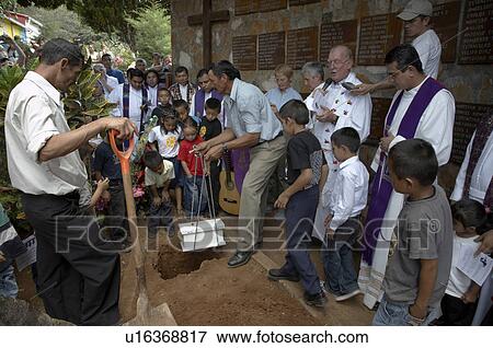 Stock Photo -  children el salvador mozote site massacre . Fotosearch