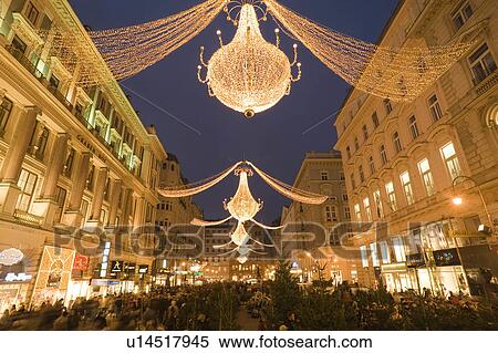 christmas shopping winter wien am graben vienna View Large Photo Image Stock Photography - christmas shopping winter wien am graben vienna. Fotosearch