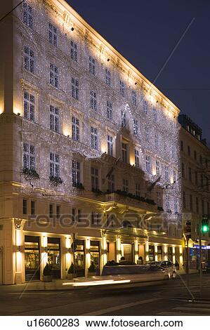 Stock Image -  christmas winter wien ringstraße hotel ring. Fotosearch