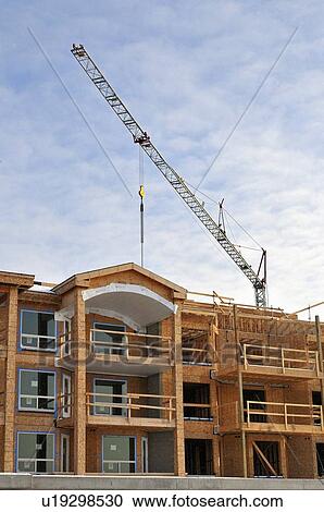 Stock Image -  construction vertical image wooden structure. Fotosearch