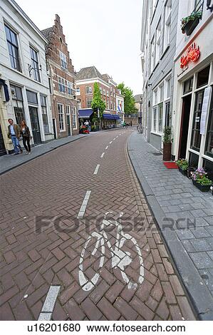 Stock Image -  den bosch north brabant holland bicycle path. Fotosearch