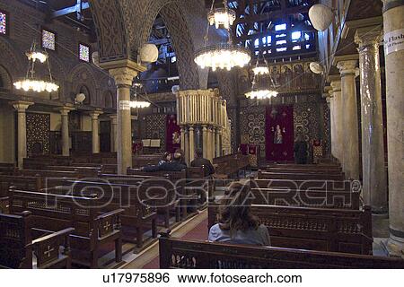 egypt hanging church kineeset al mullaqa cairo View Large Photo Image Stock Photograph - egypt hanging church kineeset al mullaqa cairo. Fotosearch