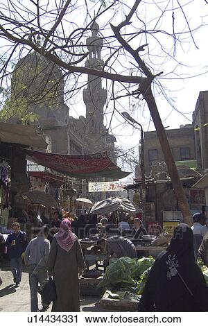 Stock Image -  egypt khan alkhalili islamic old cairo street. Fotosearch