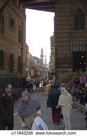 Stock Photograph -  egypt khan alkhalili islamic old cairo africa. Fotosearch