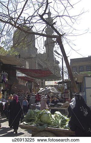 Stock Photography -  egypt khan alkhalili islamic old cairo street. Fotosearch
