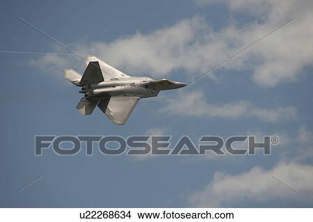 f22 raptor airshow military army navy aerial View Large Photo Image Picture - f22 raptor airshow military army navy aerial. Fotosearch