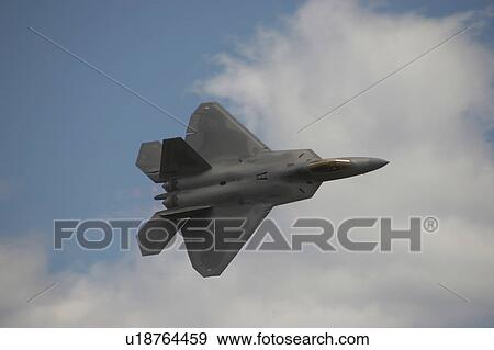 Stock Photo -  f22 raptor airshow military army navy aerial. Fotosearch