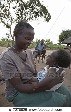 Stock Photograph -  family woman child children women south sudan . Fotosearch