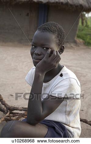 Stock Photo -  family woman child face children women south yei . Fotosearch