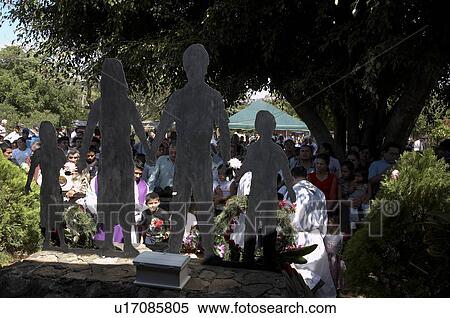 Stock Photography -  flowers children el salvador mozote site in 1981 . Fotosearch