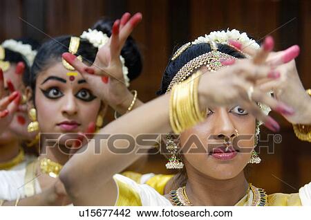 Stock Image -  flowers dance beauty dancers kerala beautiful. Fotosearch